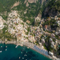 Kaart Italië Amalfi kust: locatie en dorpen